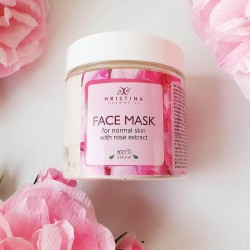 Moisturizing rose elixir clay mask